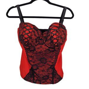Body Rage curve womens 1x spencers adjustable bustier polyester blend